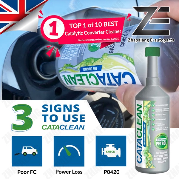 CATACLEAN PETROL Catalytic Converter Cleaner 500ml O2 Oxygen Sensor