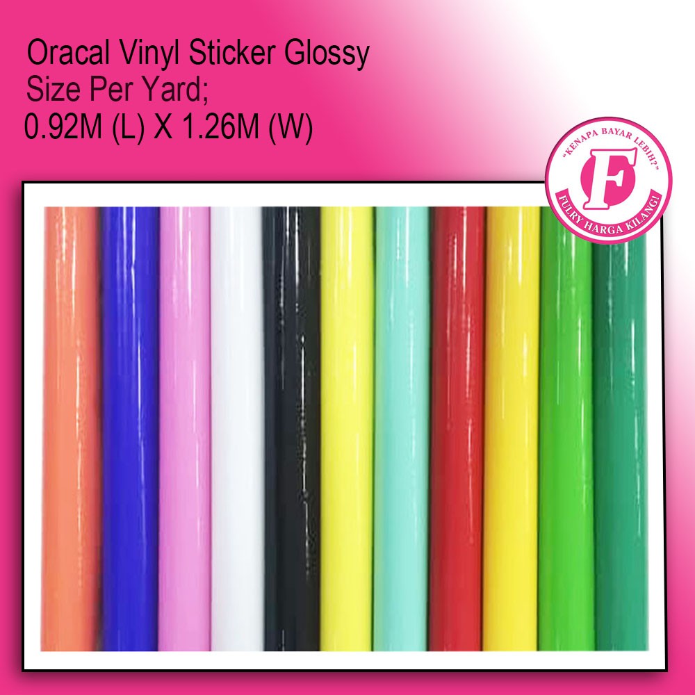 Oracal Vinyl Sticker (Glossy) | Shopee Malaysia