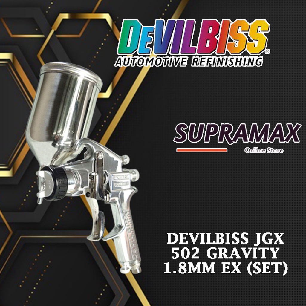 Devilbiss Japan High Atomizing Paint Gravity Feed Spray Gun JGX-502-143 ...