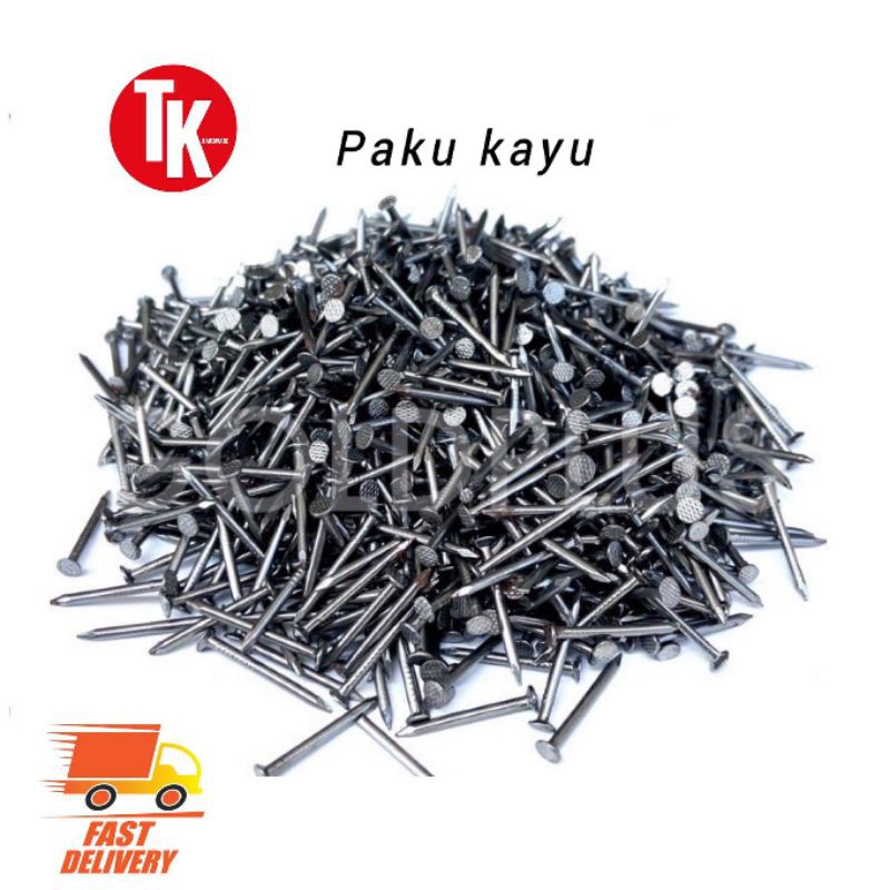 Paku Kayu / Paku Siling / Paku / Nail for wood timber 1'' 11/2'' 2'' 21 ...