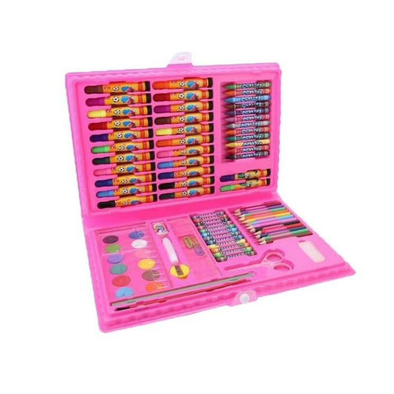 🔥Set Alat Mewarna Budak 86 Pcs Premium Pencil Painting Pen Crayon ...