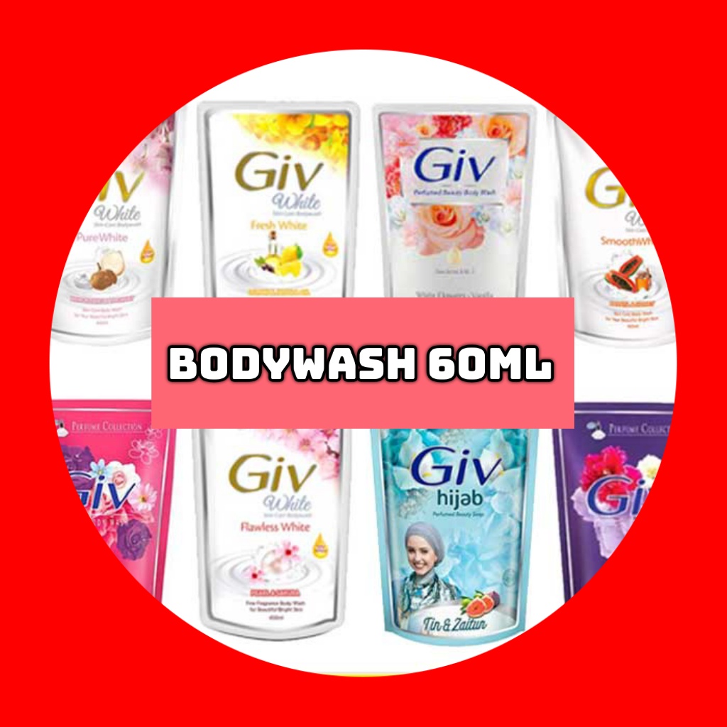 Giv Body Wash Sabun Cair Pouch Refill Ml Giv Sabun Cair Mini