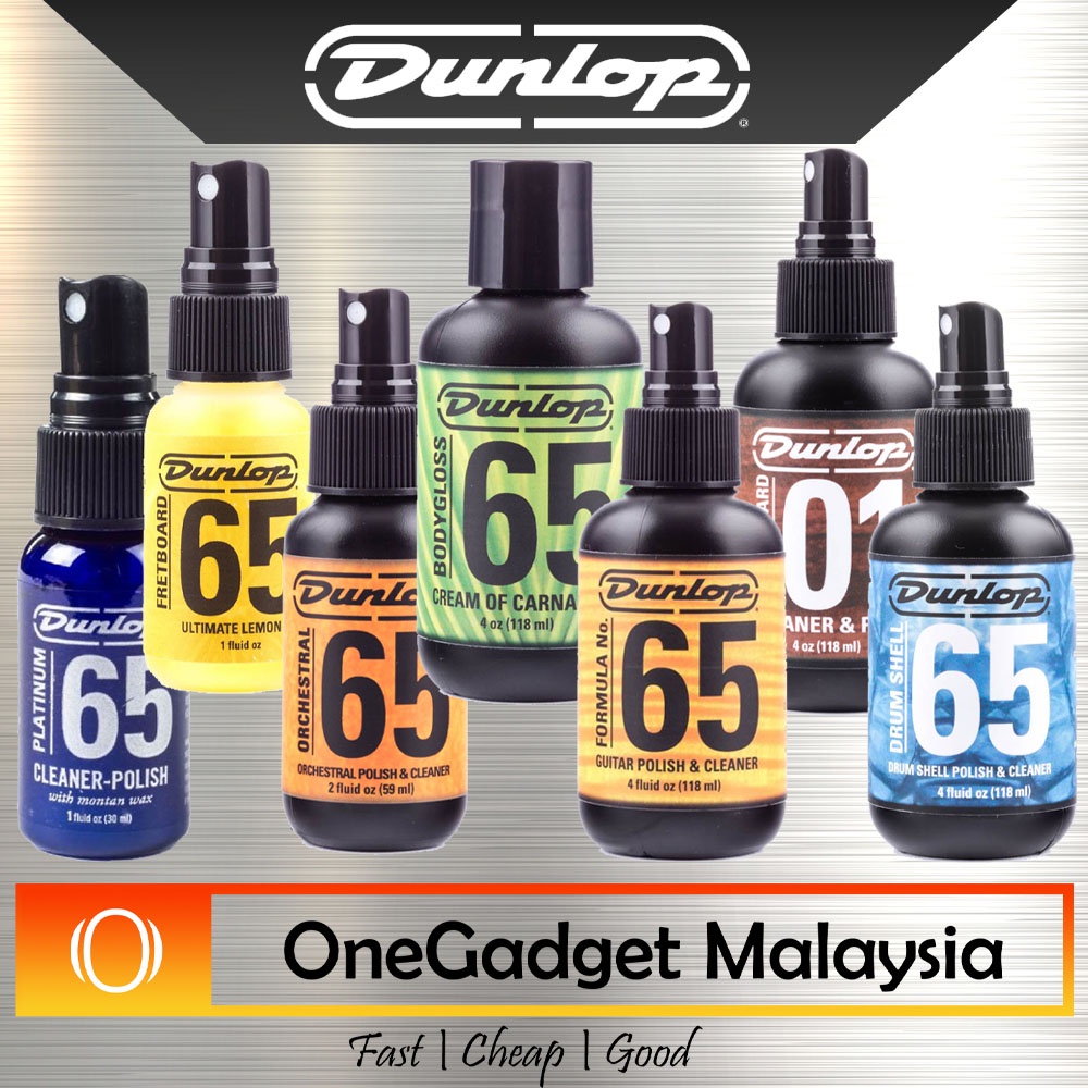 JIM DUNLOP 6524 Formula 65 Fingerboard 01 Cleaner & Prep - Nettoyant Touche Guitare 118ml