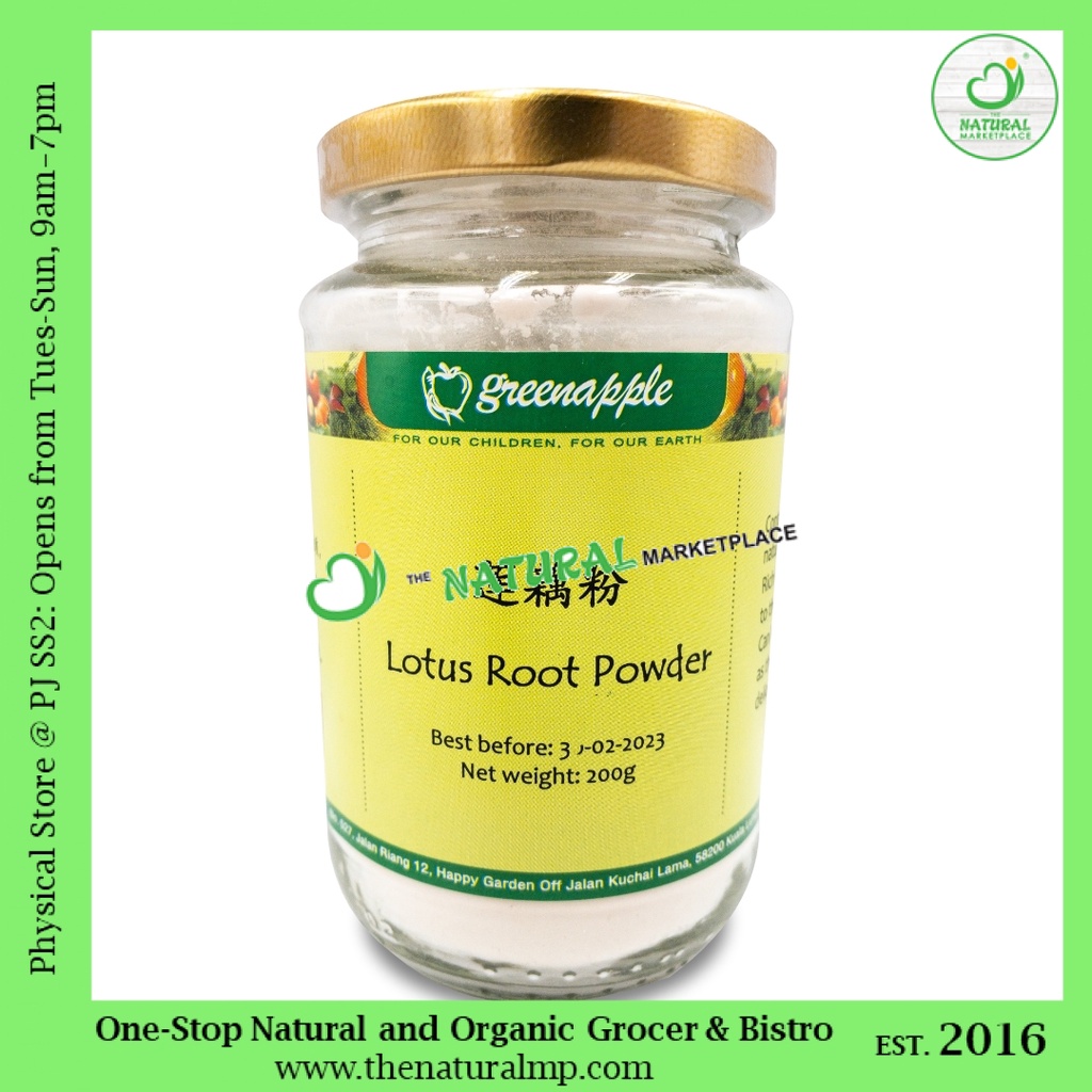 Greenapple Lotus Root Powder 200g Shopee Malaysia