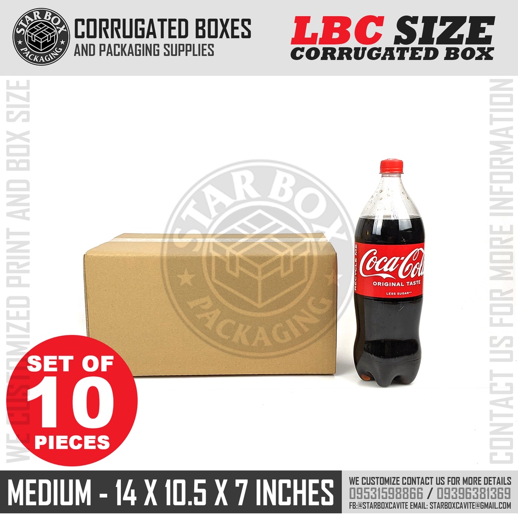 Starbox Medium LBC Express Sizes Corrugated Cargo Shipping Box