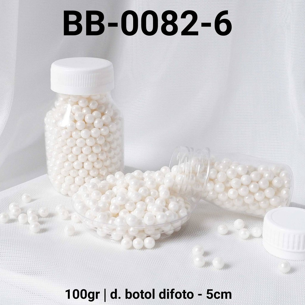 Bb00826 Sprinkles sprinkle sprinkle 100gr 100 Grams Of White Pearl