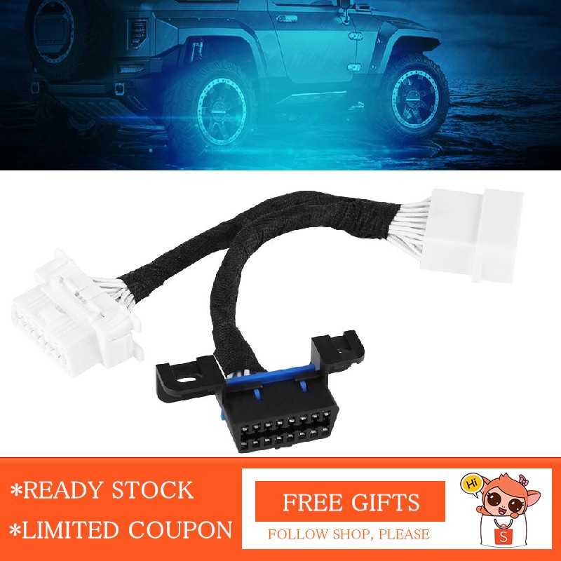 Rfeeuubft OBDII Extension Double Connecteur Y Splitter OBD OBD2 16PIN