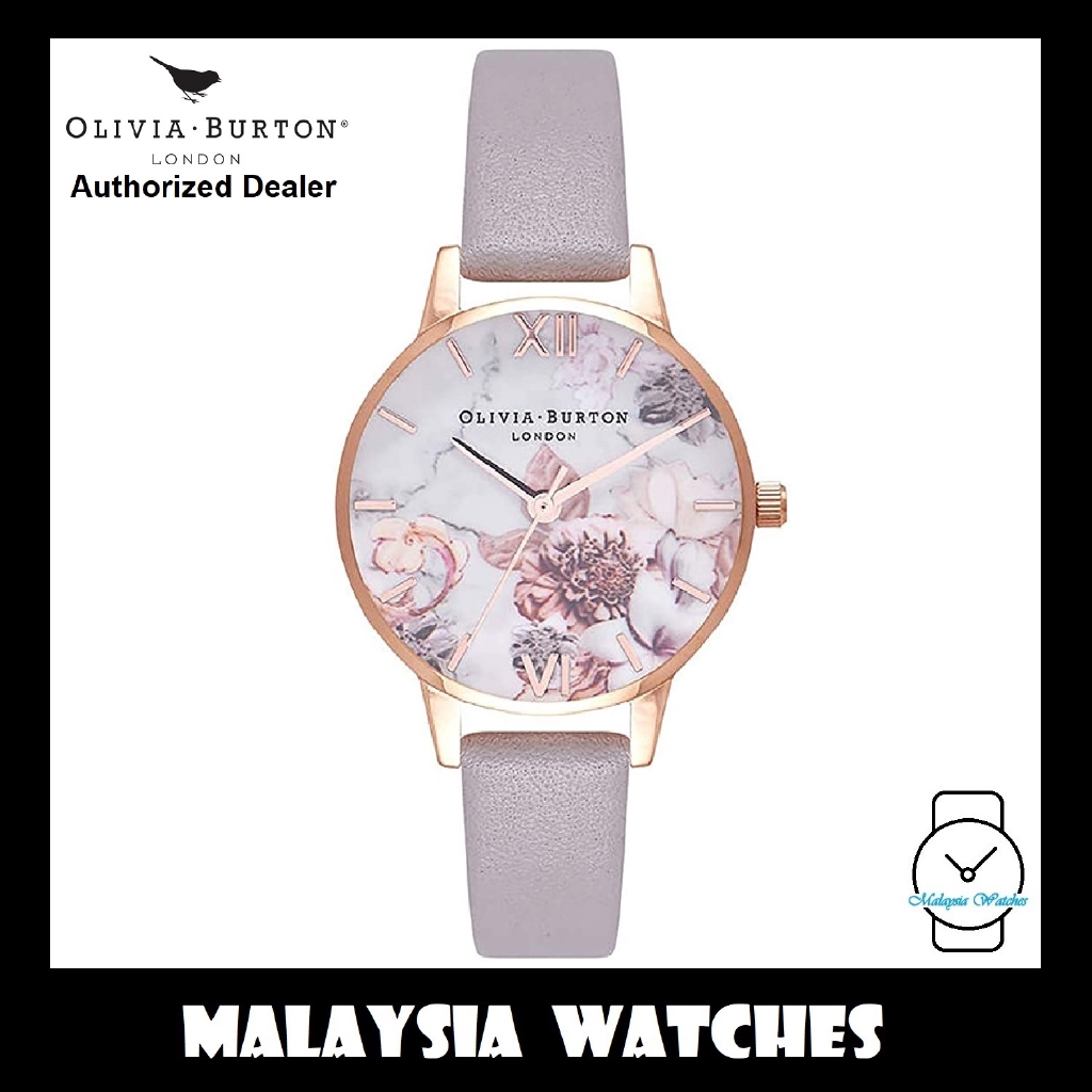 Olivia burton marble floral rose outlet gold