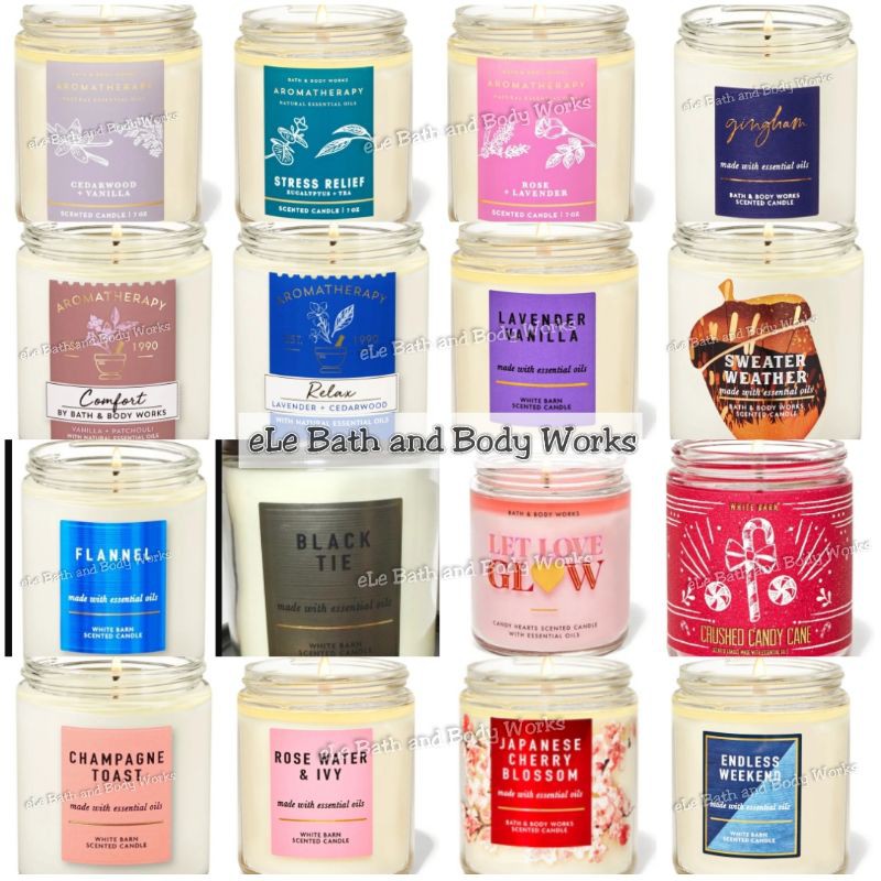 1WC V1 🔹 Single Wick Candle 🔹 Lilin Wangi Satu Sumbu 🔹 Bath and Body