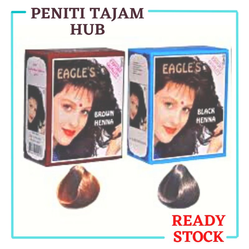 Eagle's Henna Hair Dye Colouring/ Inai Pewarna rambut | Shopee Malaysia