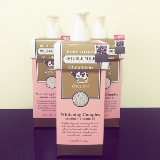 Body Lotion Double Milk Triple White Glutathione (250ML) Shopee Malaysia