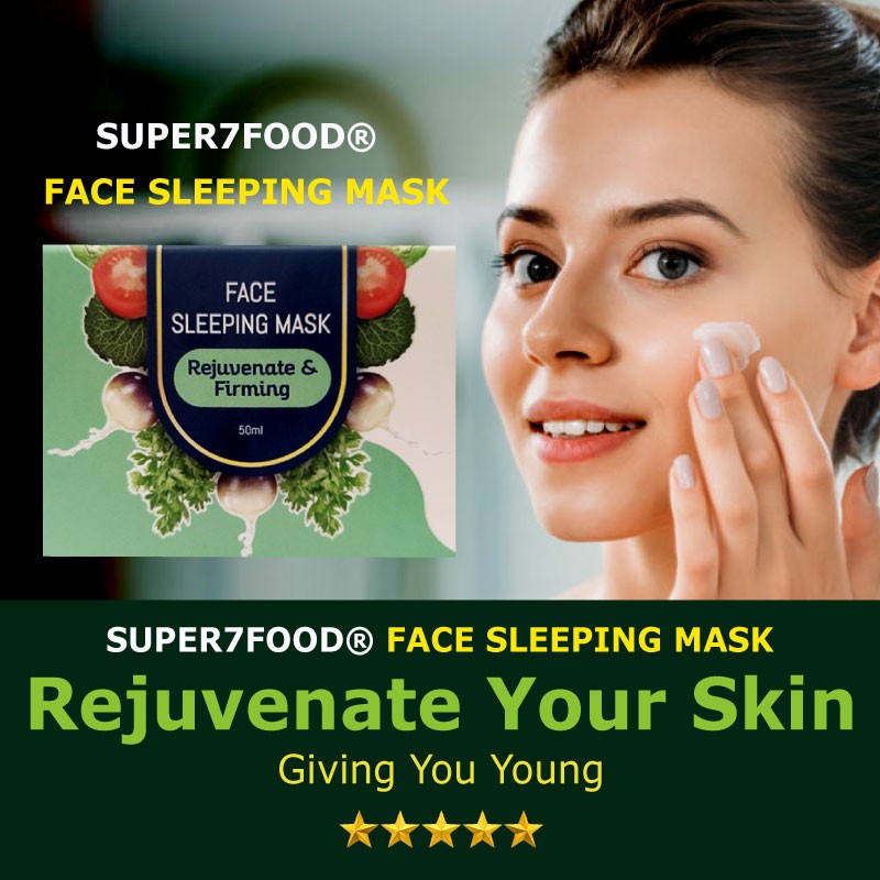 Face Sleeping Mask 50ml Super7Food Rejuvenate & Firming Face Skin