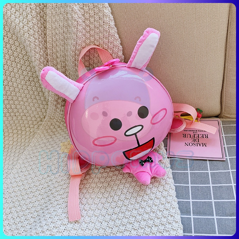 HIPPOMUS Kids Pre School Backpack Baby Cartoon Hardshell Design Hard