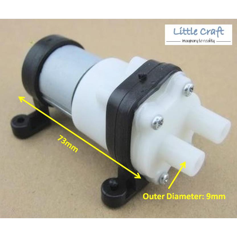 Self Priming Pumping, Mini Diaphragm Water Pump 280 3V For Pumping Environments