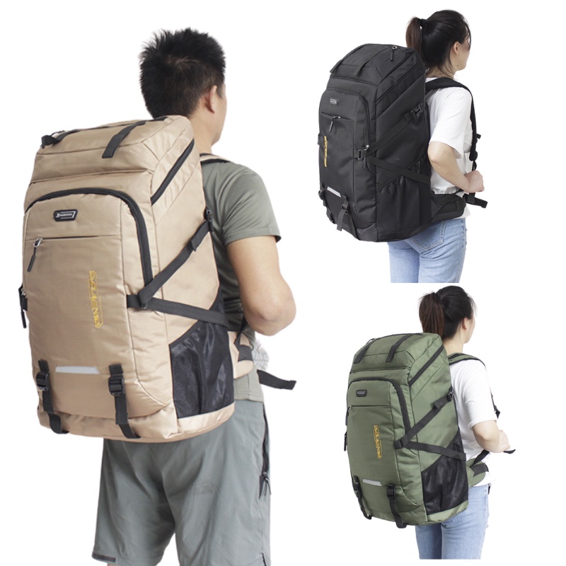 Extra Large Travel Hiking Camping Backpack Bag Beg Galas (80L) | Shopee ...