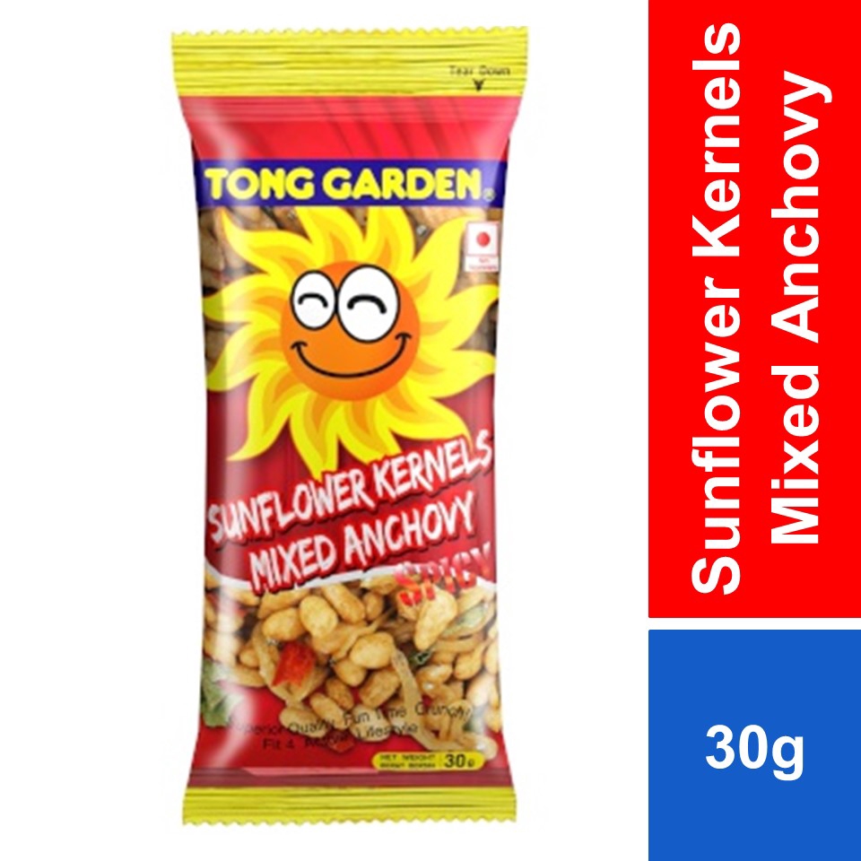 Tong Garden Sunflower Kernels Mixed Anchovy 30g Shopee Malaysia