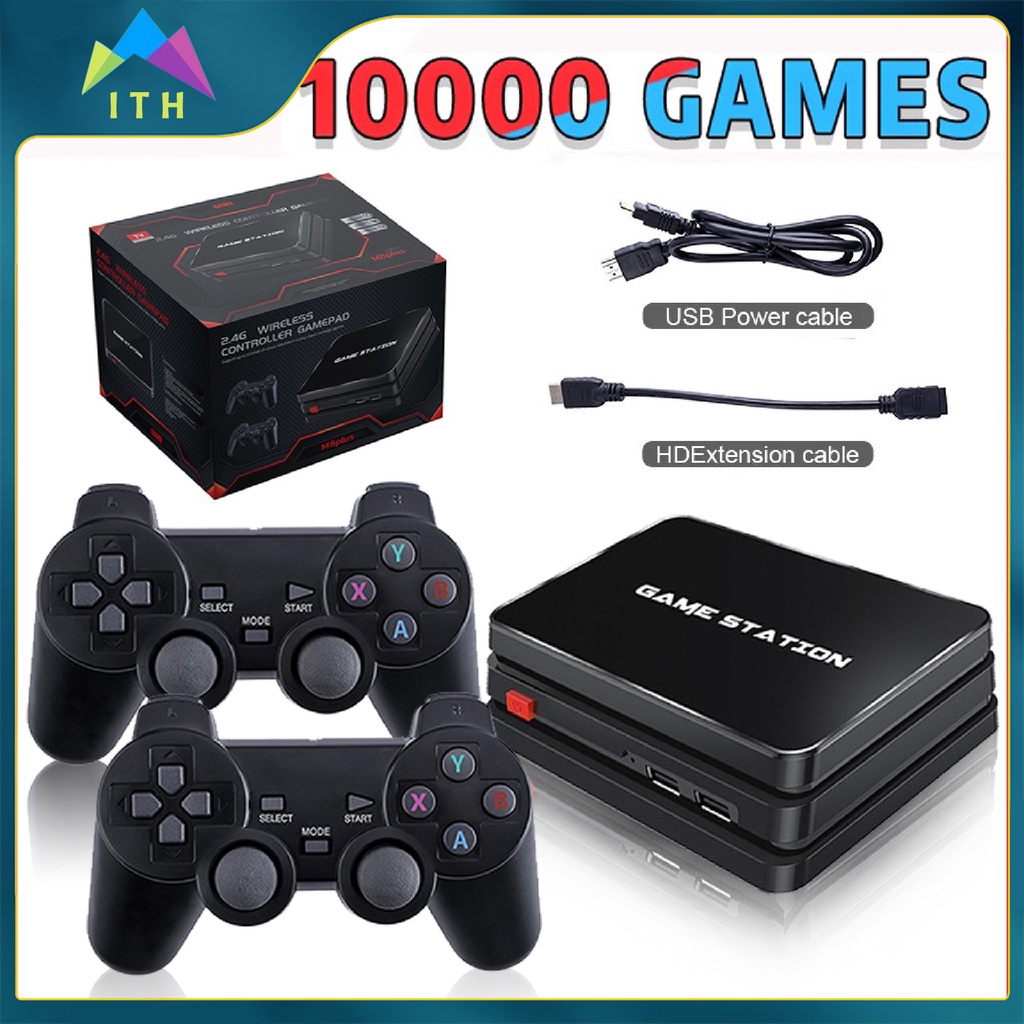 Game Consoles TV Game Stick Wireless Dual Controllers PS1 64G 2.4G ...