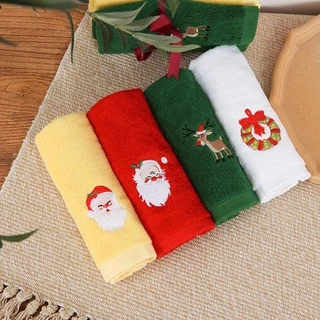 Pure Cotton Christmas Towel Santa Creative Gift Set Children's Face
