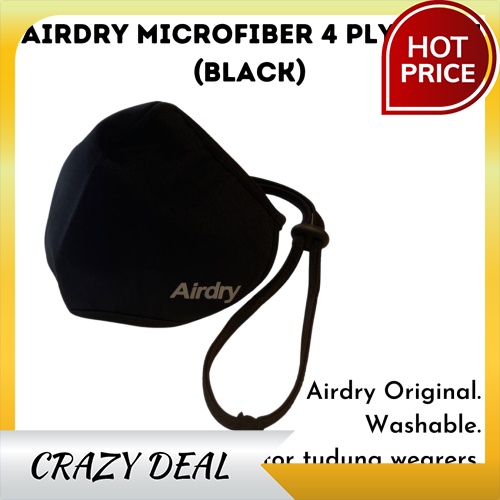 [ Local Ready Stocks ] Airdry Reusable Mask Muslimah Friendly Proudly ...