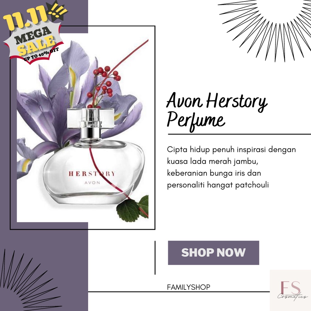 Perfume avon online herstory