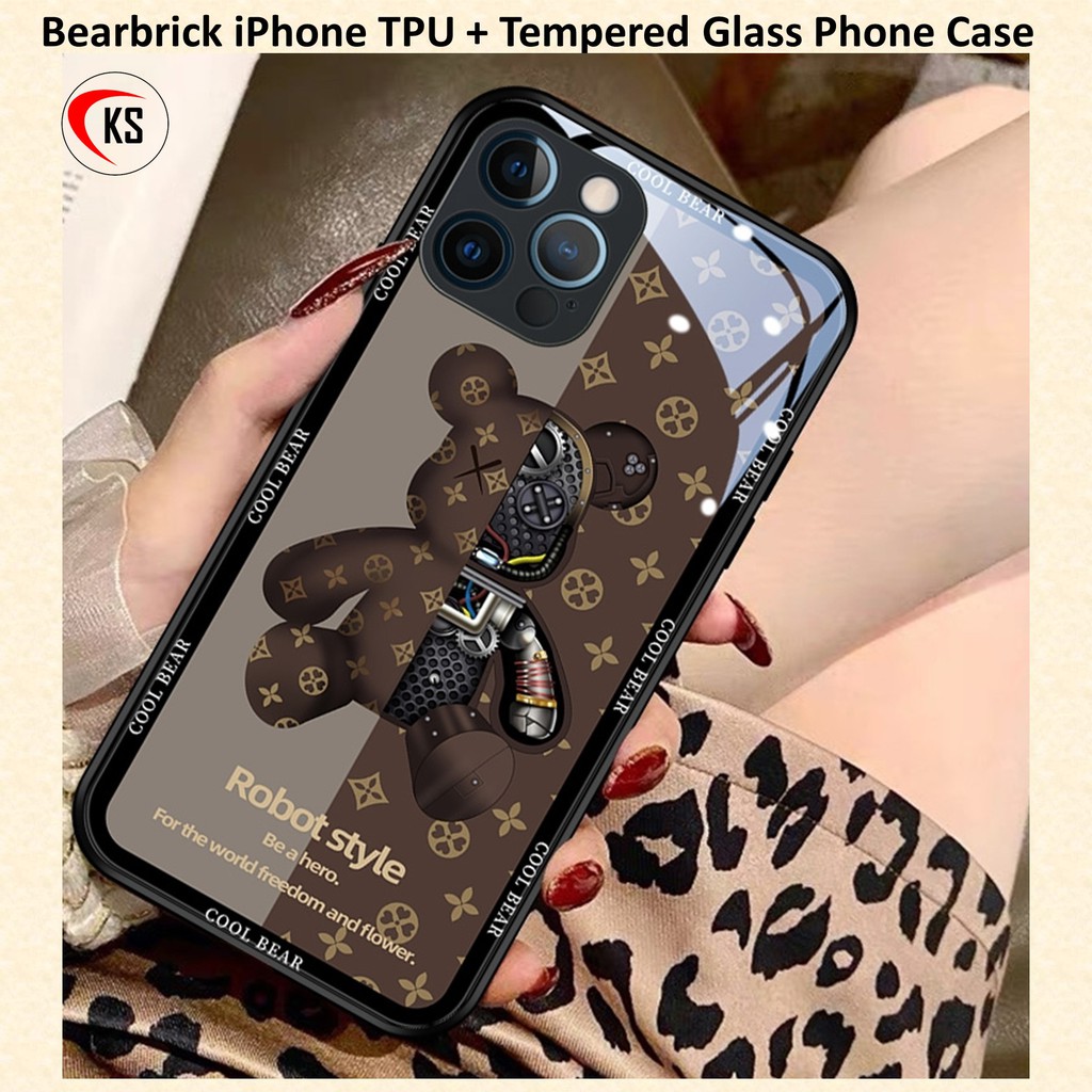 Bearbrick Phone Hard Case iPhone 15 Pro Max 14 Pro Max 13 Pro Max