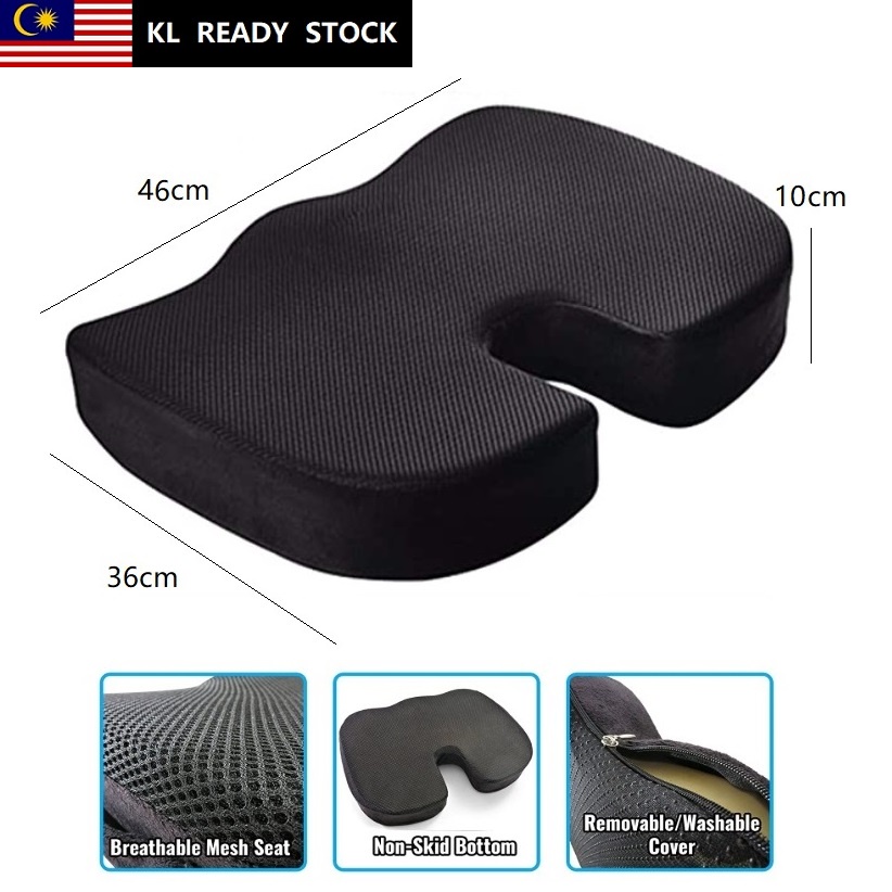 🔥READY STOCK🔥Lumbar Support Pain Relief Tailbone,Hip,Sciatia Office ...