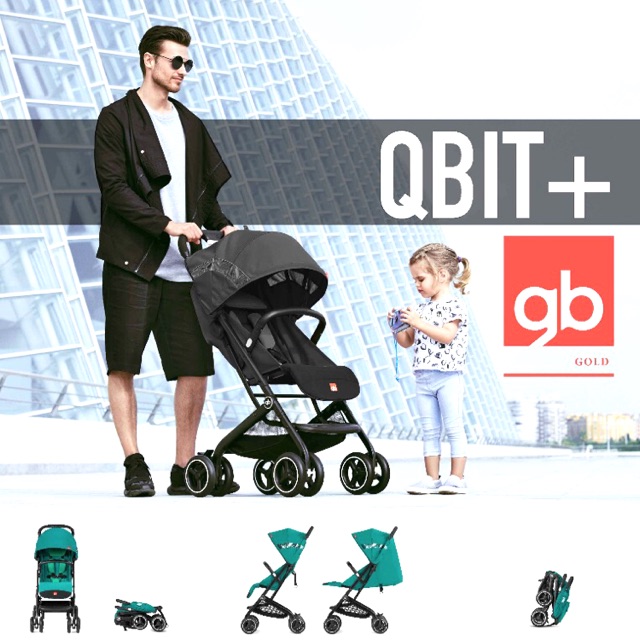 GB Qbit Gold Stroller Shopee Malaysia