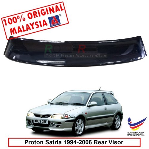 Proton Satria (1st Gen) 1994-2006 AG Rear Wing Spoiler Visor (Big 20cm ...