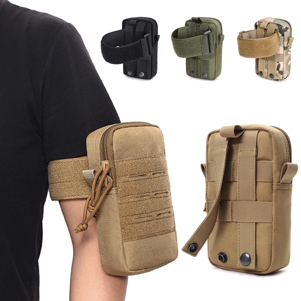 Tactical Molle Arm Pouch Waist Bag Outdoor Waterproof Nylon ...