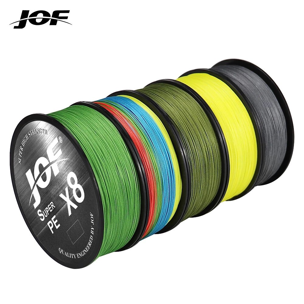 Ashconfish 300M 4 Strands Dyneema Braided Fishing Line 2-100LB PE  Multicolor