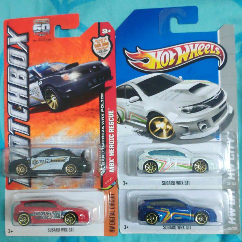 Matchbox subaru cheap wrx sti