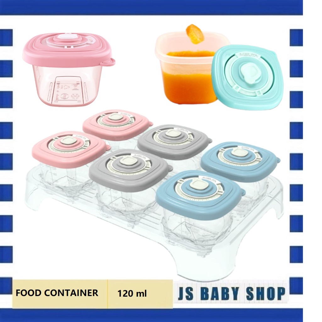 Misuta Baby Vacuum Food Container Frozen Storage Box Snack Container ...