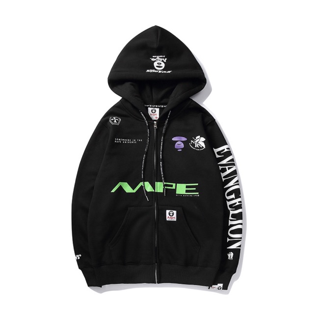 Aape hoodie outlet black