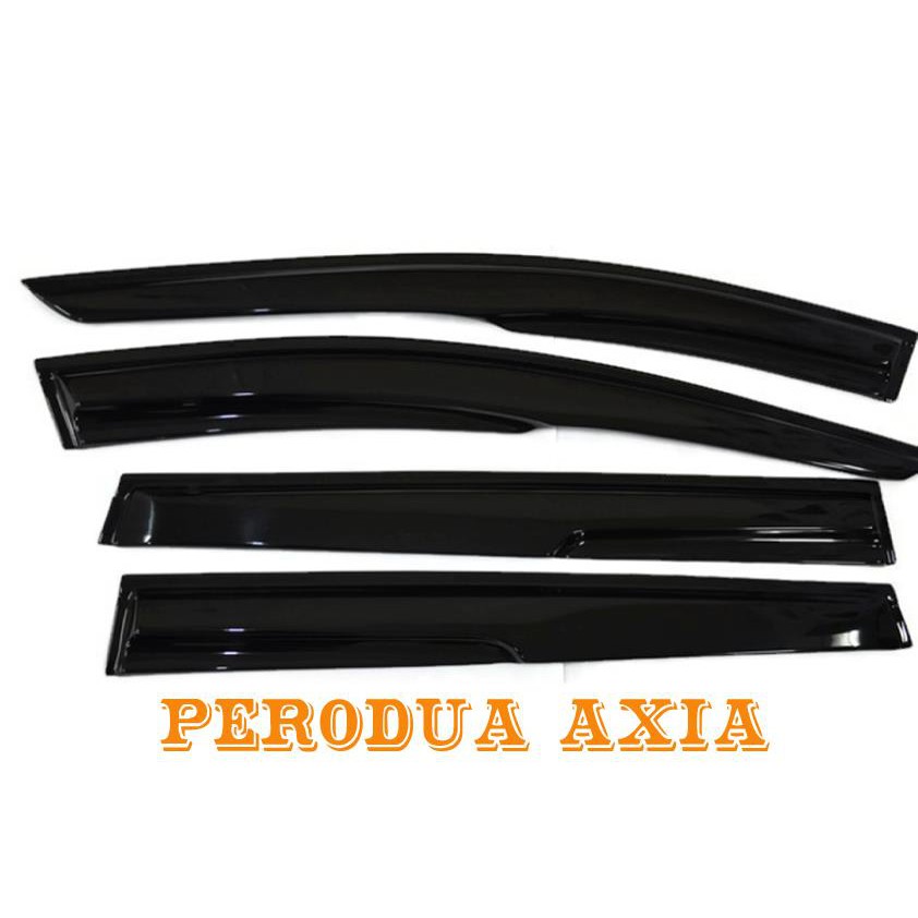 PERODUA AXIA DOOR VISOR 2015-2022 1 SET 4 PCS Big / Small / Mugen ...