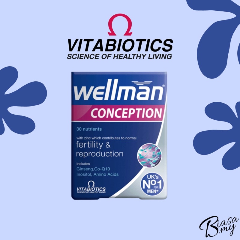 Vitabiotics Wellman Conception 30 Tablets Shopee Malaysia