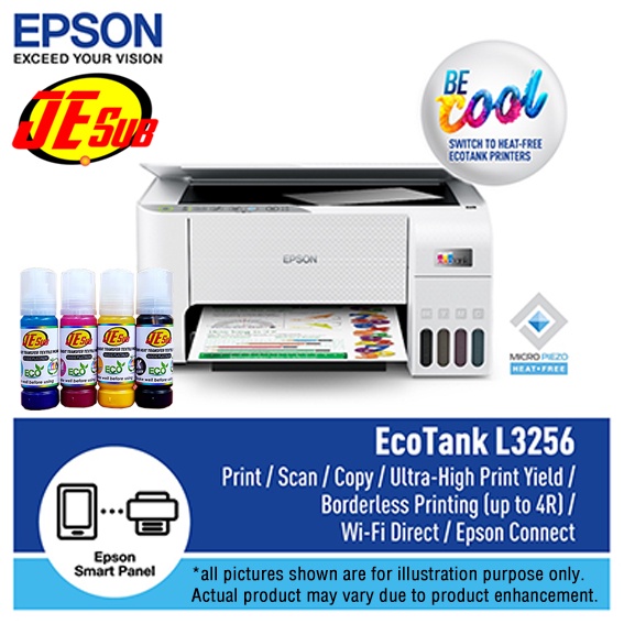 Sticker & Tshirt A4 Printer Epson L3210 , L3116 , L1210 , L3250 ...