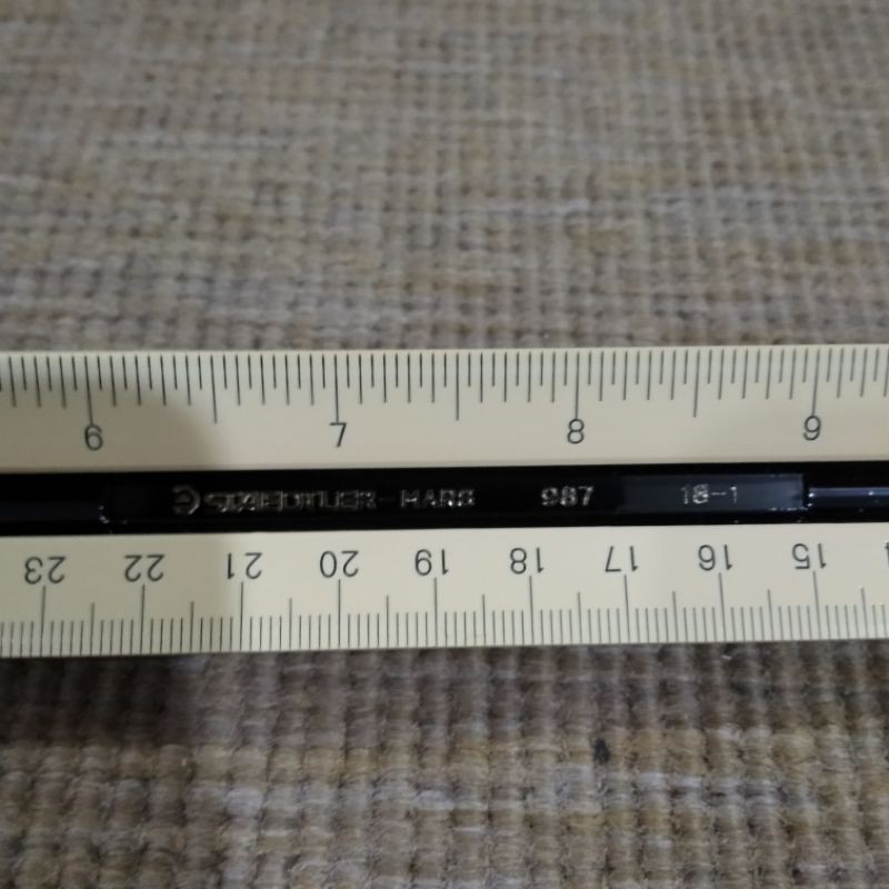 SCALE RULER Staedtler Mars Technical Triangular Reduction Scale Ruler ...