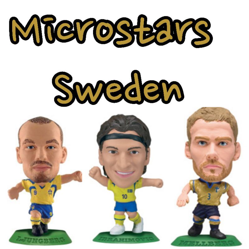 Lot De 6 Figurines Microstars Football - Clubs Mélangés - Occasion