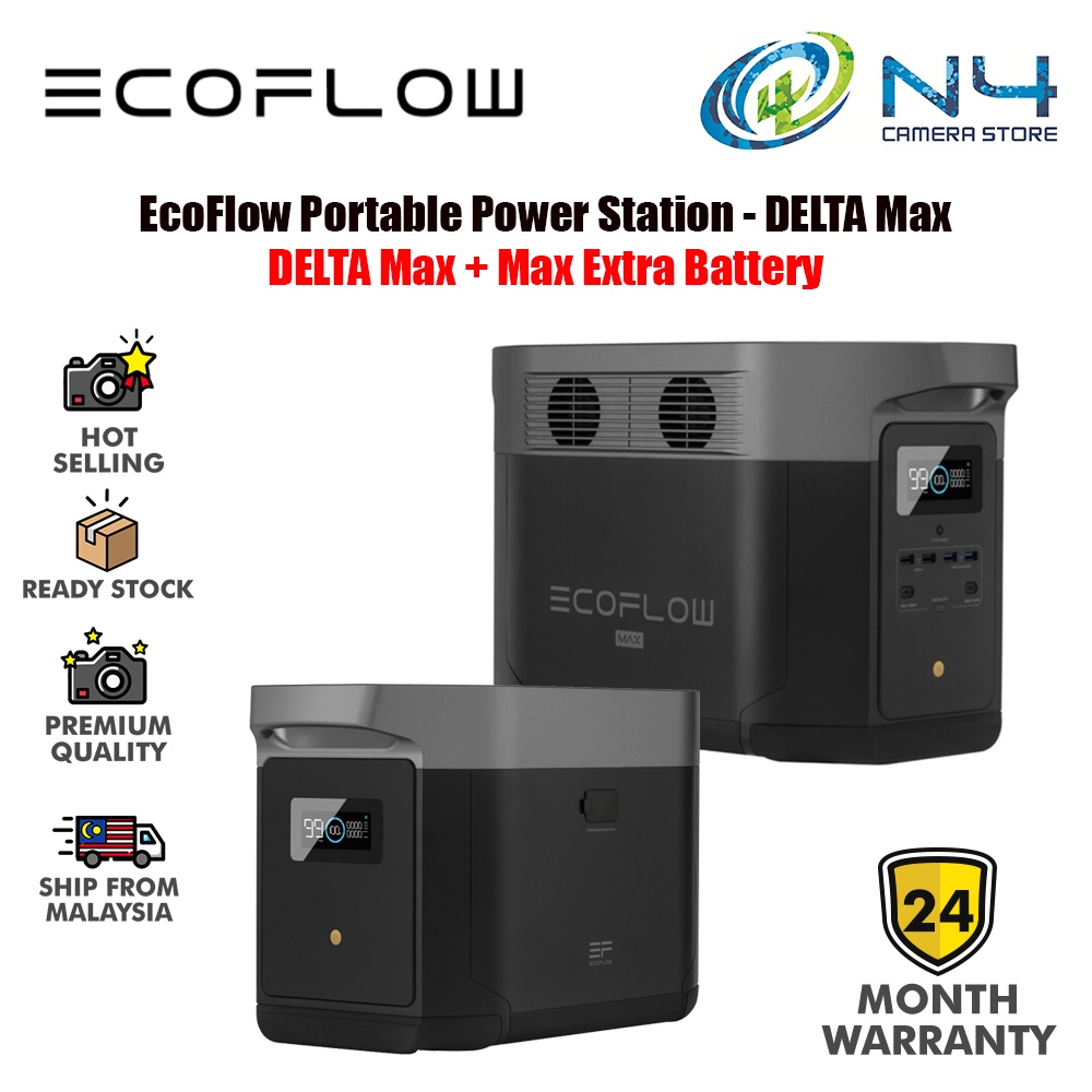 EcoFlow Delta Max 2016Wh Portable Power Station Multi-Function Portable ...