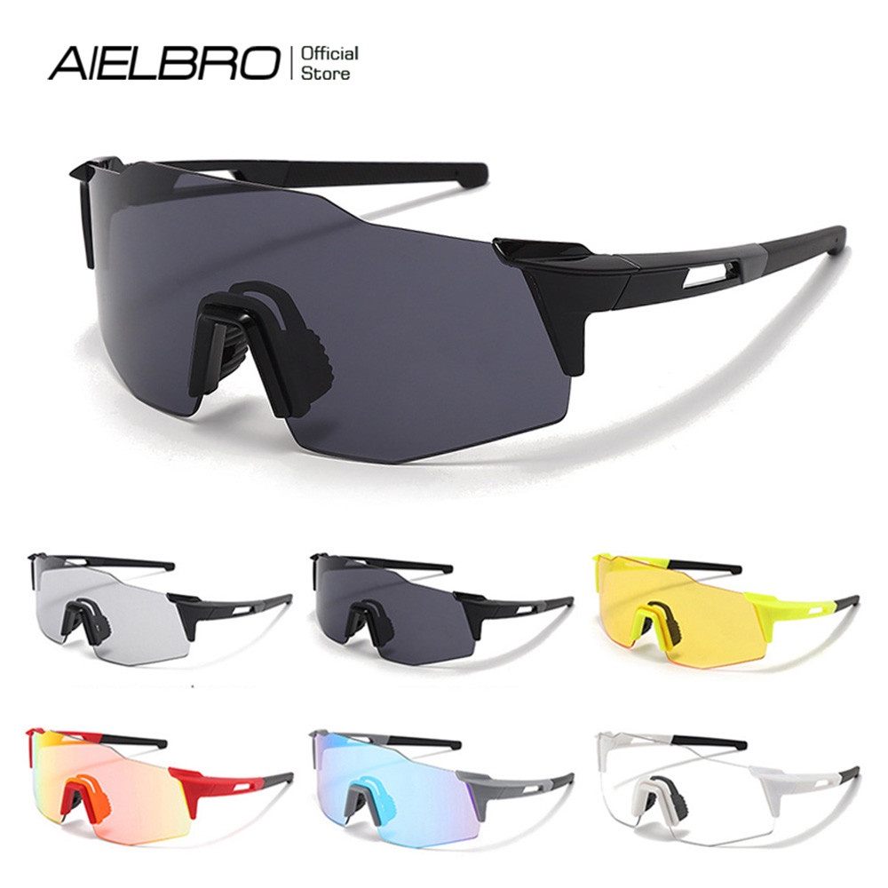 Aielbro Uv400 Sport Sunglasses Men Women Cycling Glasses For Bicycles