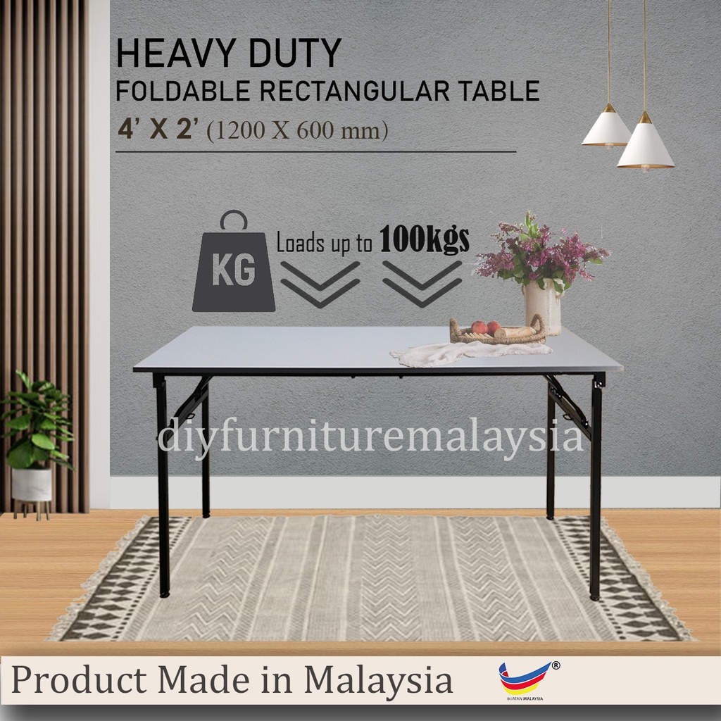 (SHIP) Banquet Table | Folding Table | Meja Lipat | Heavy duty ...