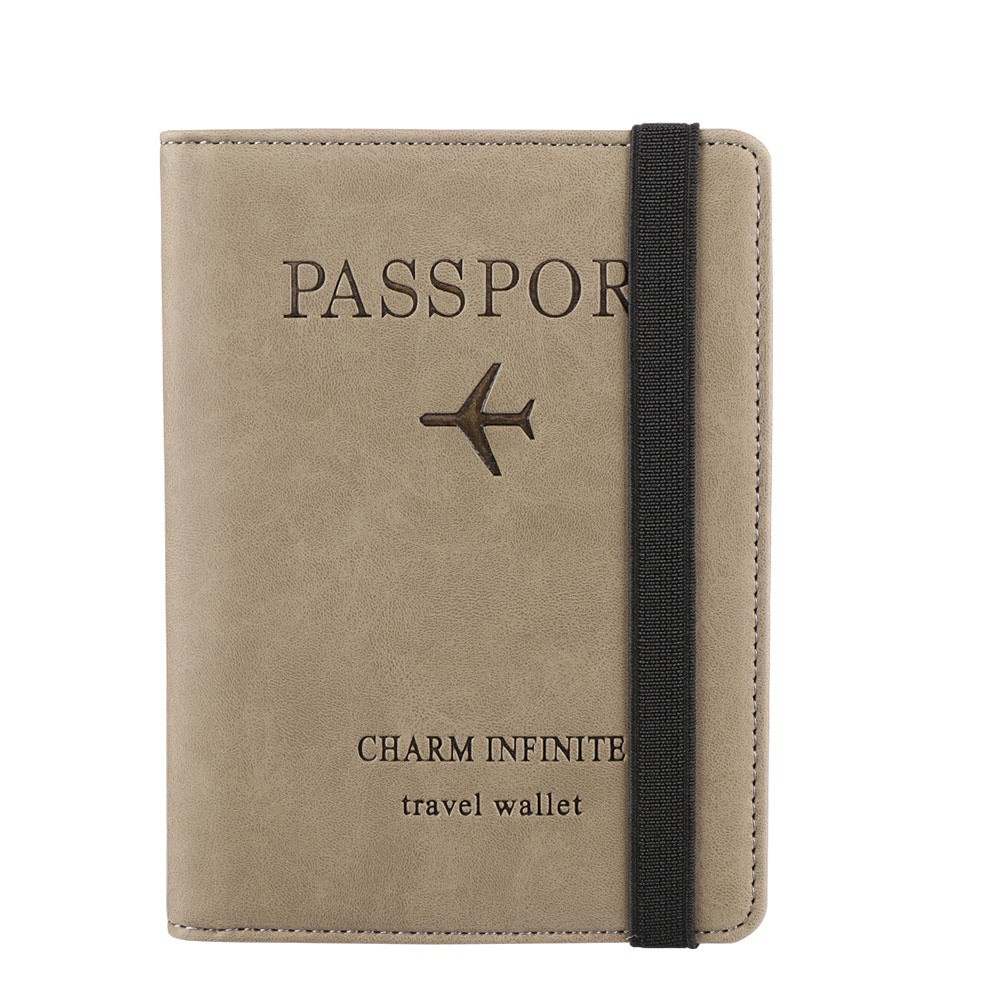 ROSE Multi-function Passport Holder Ultra-thin RFID Wallet Passport Bag ...