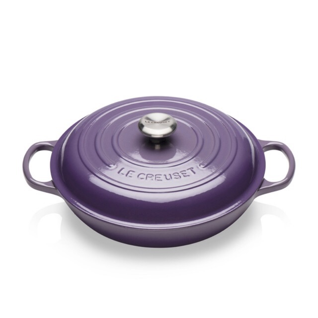 Le Creuset signature shallow casserole ultraviolet Shopee Malaysia