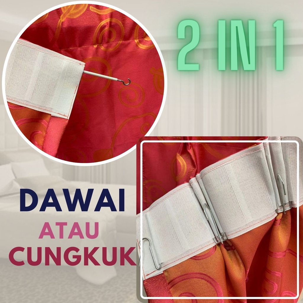 P9 Ready Made Curtain!! (Langsir Rumah Kampung ) Siap Jahit Langsir ...