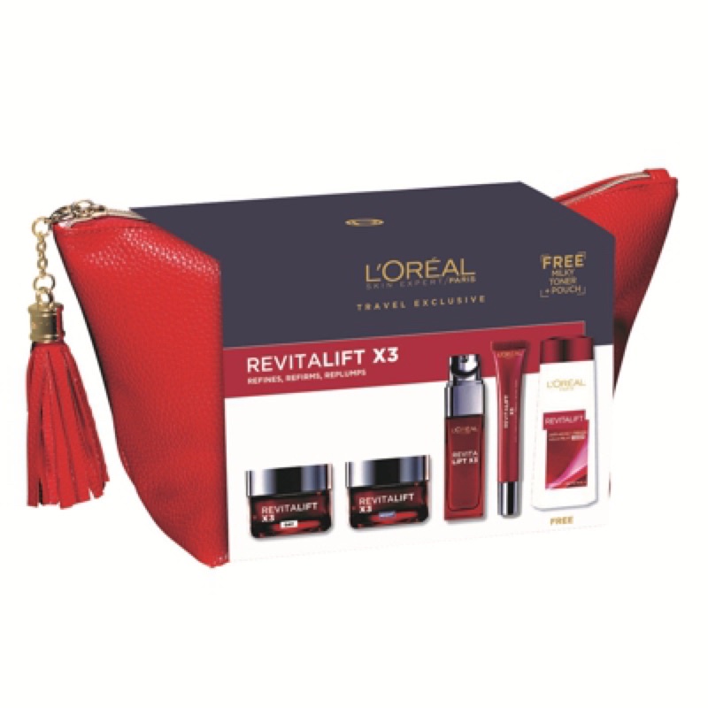 ORIGINAl💯L’Oréal Skin Expert/Paris Travel Exclusive Set Woman 🔥 FREE