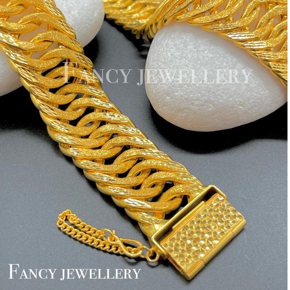 SHOP JEWEELRY BEST SELLER‼️Rantai tangan design LV ada cop 916 sebijik  macam ori / Korea Gold plated 24k / Bracelet for women / Free Box ~ Free  gift