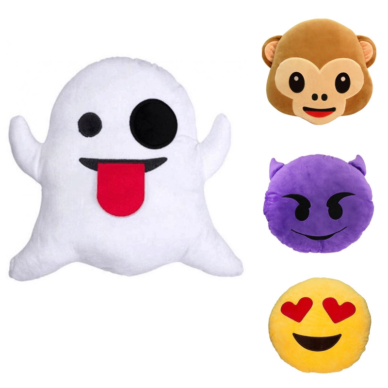 Monkey emoji clearance cushion