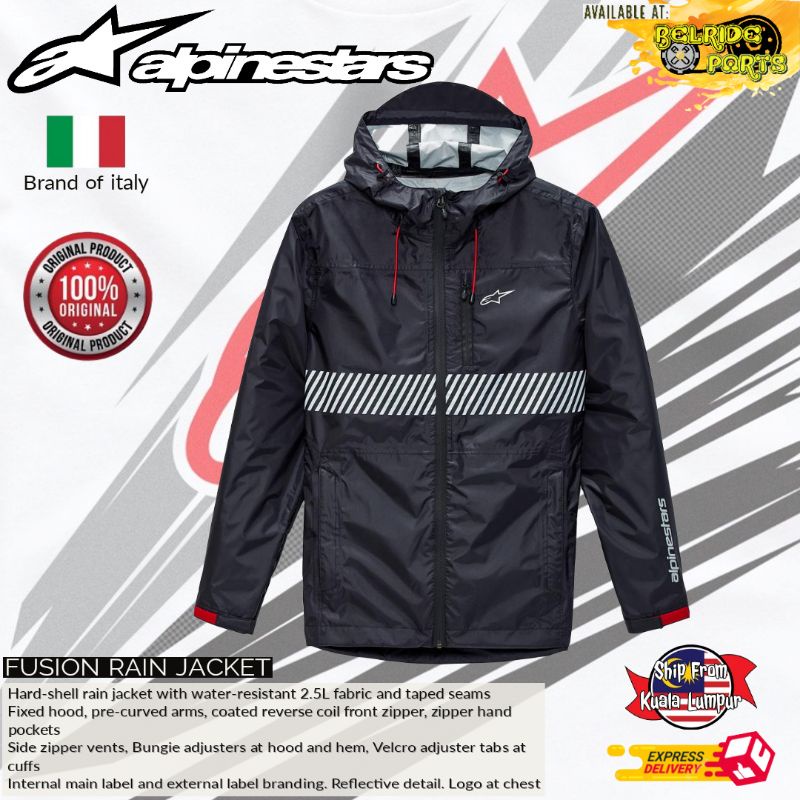 Alpinestars Rain Jacket Fusion Original Merchandise | Shopee Malaysia