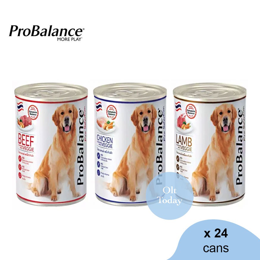 ProBalance 400g Canned Wet Dog Food x 24 cans Beef Chicken