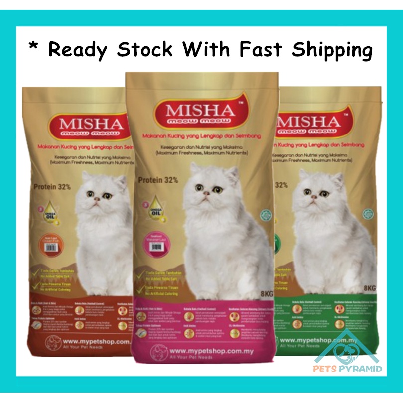 Misha Dry Cat Food 1.5KG Makanan Kucing Shopee Malaysia